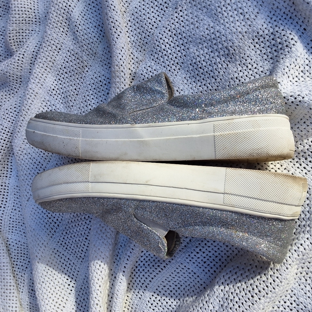 Matisse Silver Glitter sneakers 9.5 - Picture 9 of 12